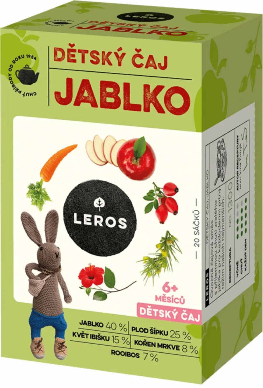 5269_LEROS CAJ DETSKY JABLKO 20X2G